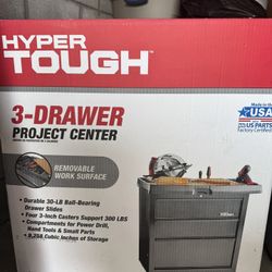 Hyper tough three drawer toolbox brand new