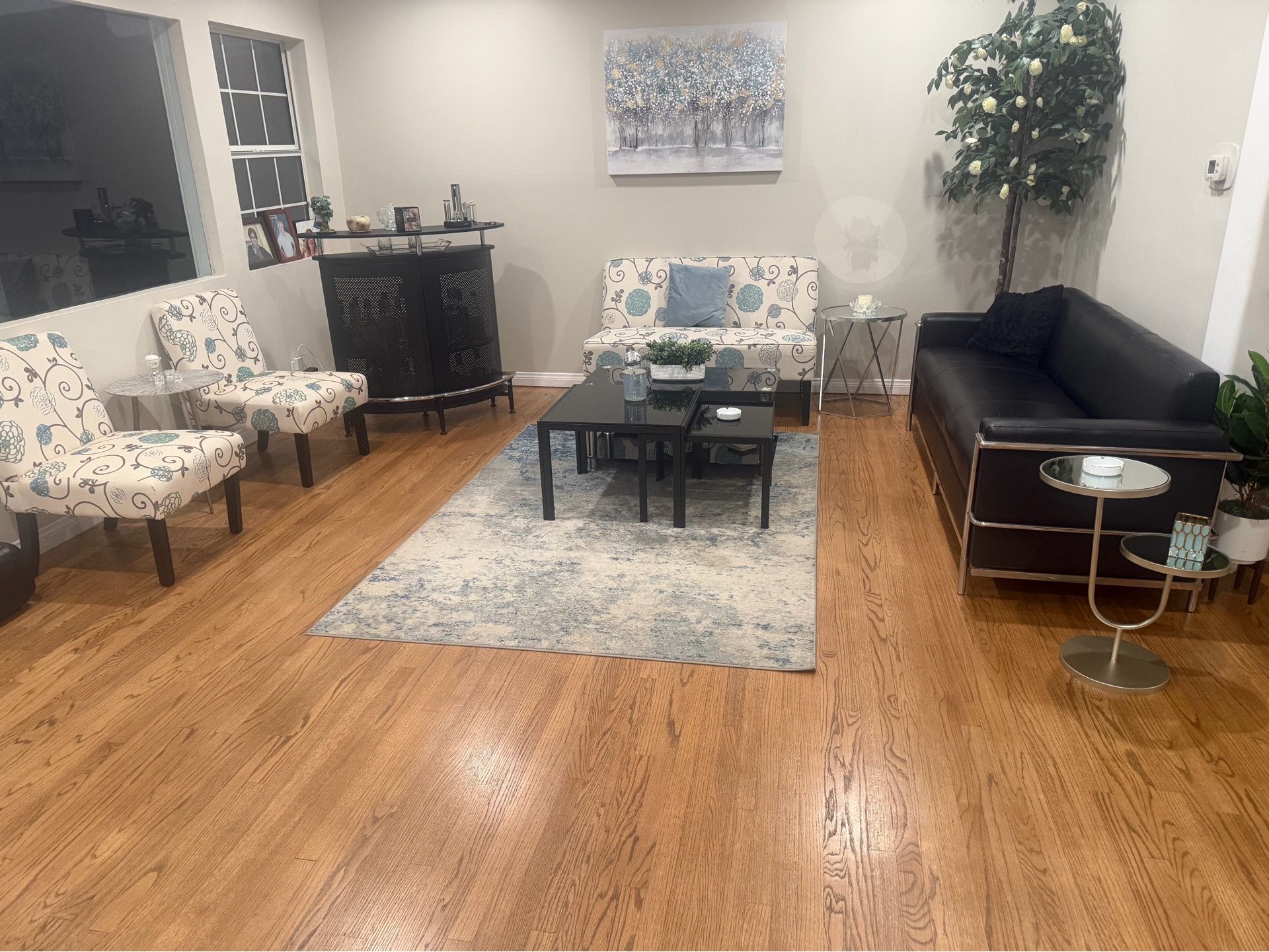 Living room set plus dining room set plus bar set
