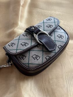 Dooney & Bourke - Canvas Signature Wristlet