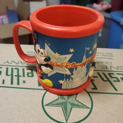 Vintage  Mickey Mouse   Plastic mug