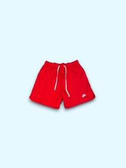 Nike sportswear woven flow mesh lined shorts gym red men’s medium