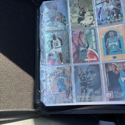 1990s Full Binder Of Insert Star NBA Cards