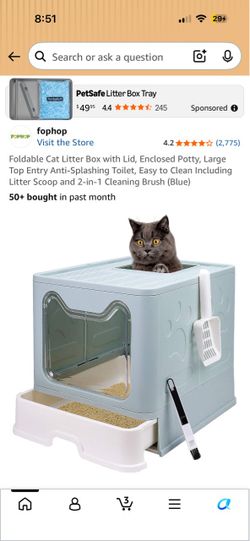 Enclosed Cat Litterbox