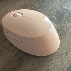 Mauve Wireless Mouse And Keyboard 