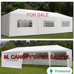 10x30 Canopy Tent Sidewalls Included 