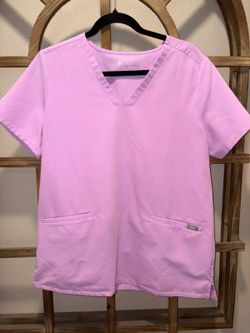 • FIGS Technical Collection Casma Scrub Top Orchid Pink