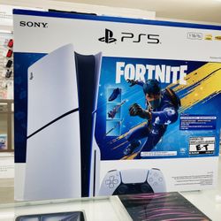 PlayStation 5 Slim Disc Fortnite Skin Bundle 