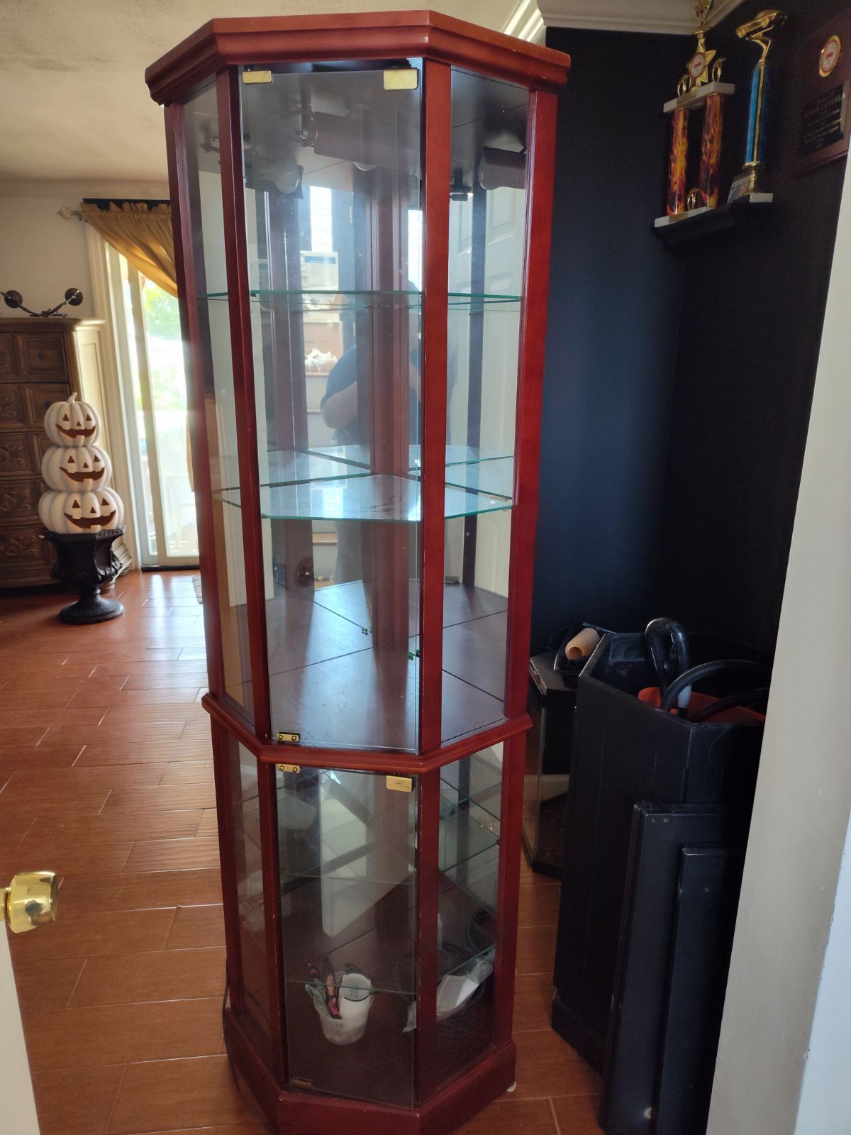 Curio Corner Cabinet