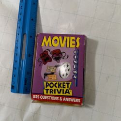 Movie Pocket Trivia Game, Fun for Everyone, Nice for Traveling, Vacations, Game Night, Fun Way to Connect With Your Kids and Family, Travel