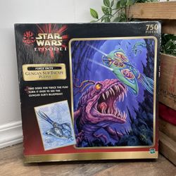 Star Wars Episode I Gungan Sub Escape Puzzle - 750 Pieces - Hasbro 1999 Unopened