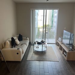 Sofa, TV Stand & Mirror for Sale