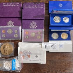 Silver Modern Commemorative Coins (COA + OGP) & Other Coins