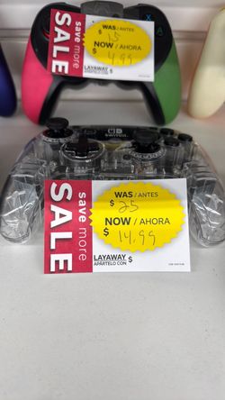 Transparent Nintendo switch controller