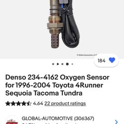 Denso O2 Sensor Upstream 1(contact info removed) 4runner