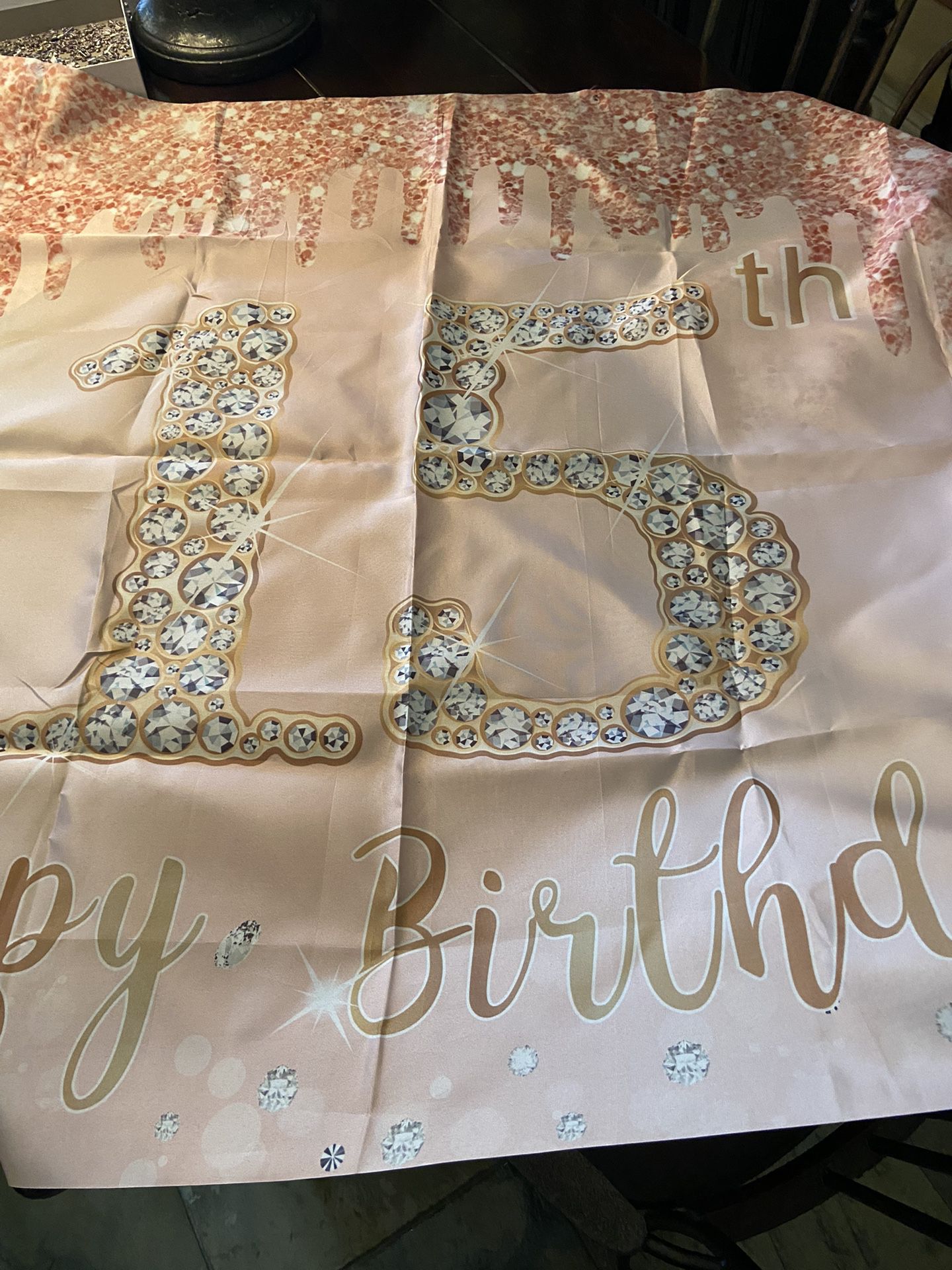 15th birthday banner