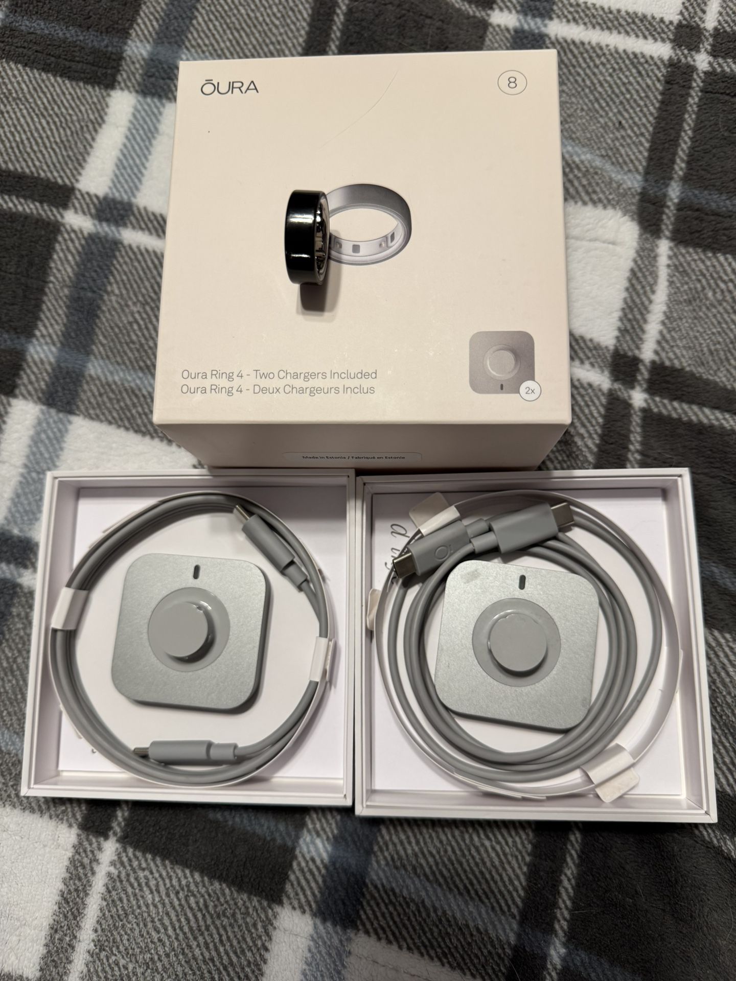 Oura Ring 4 Black Size 8