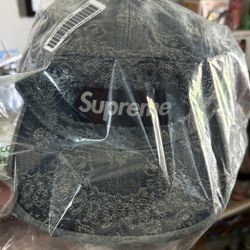 Supreme Bandana Denim Camp Cap