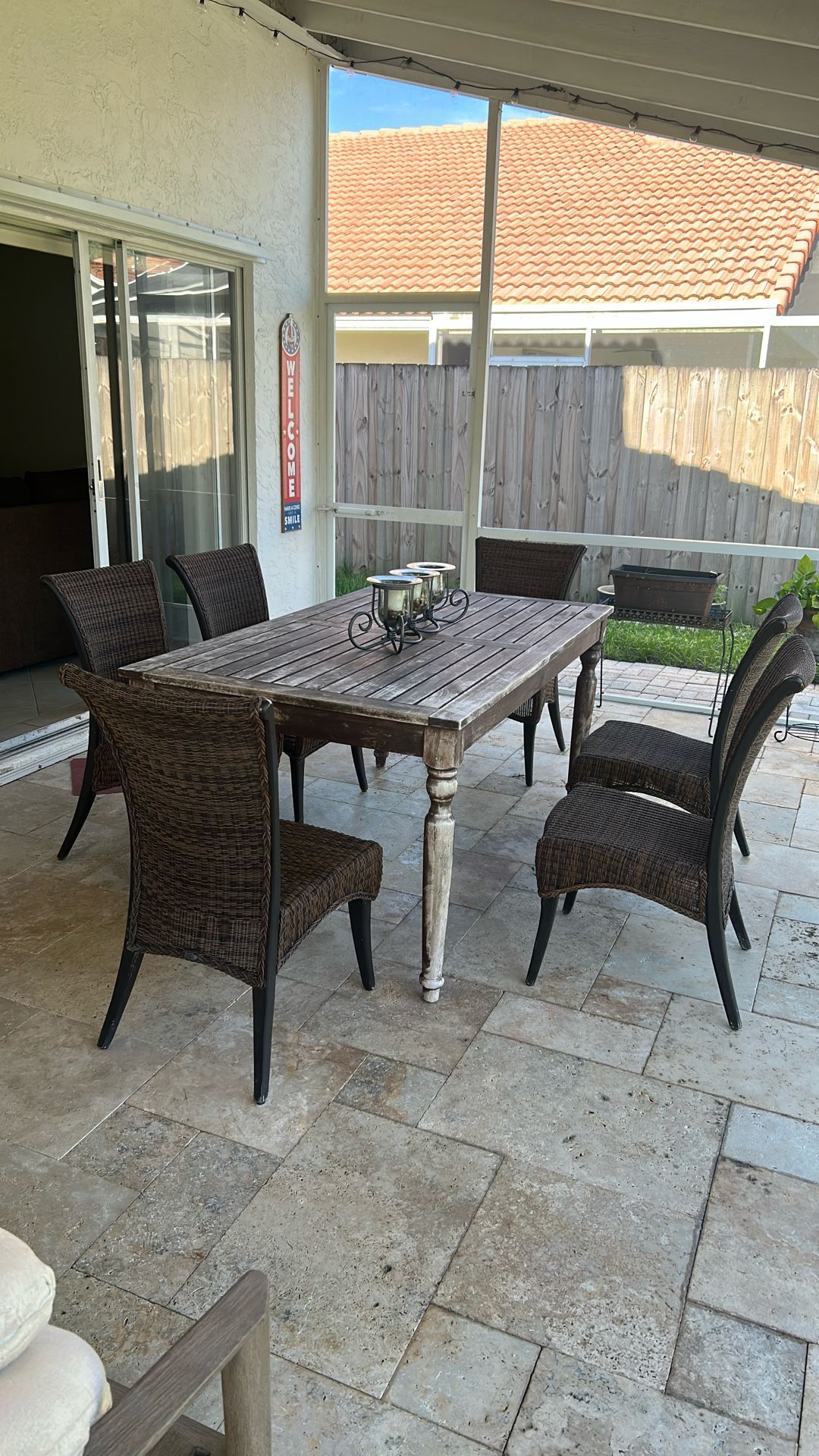 8 Chair And Table Patio Set