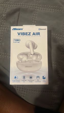 2Boom Vibez Air True Wireless Earphones - White