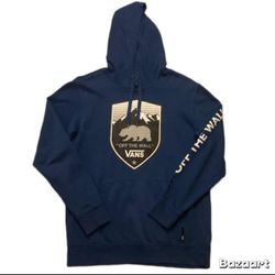 Vans Off The Wall - Blue Hoodie