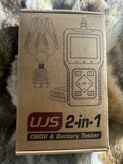 TesGo 2 in 1 OBD2 Scanner and 12V Battery Tester, Car Diagnostic Tool