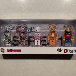 Be@rbrick Artist Series ONE 5 Pack *MINT* DCON Designer Convention Exclusive Bearbrick MediCom Toy