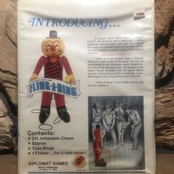 Fling-A-Ding “A Grownups Party Game” 1969 New/Sealed