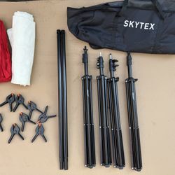 Photography Equipment Tripods Clamps Backdrops