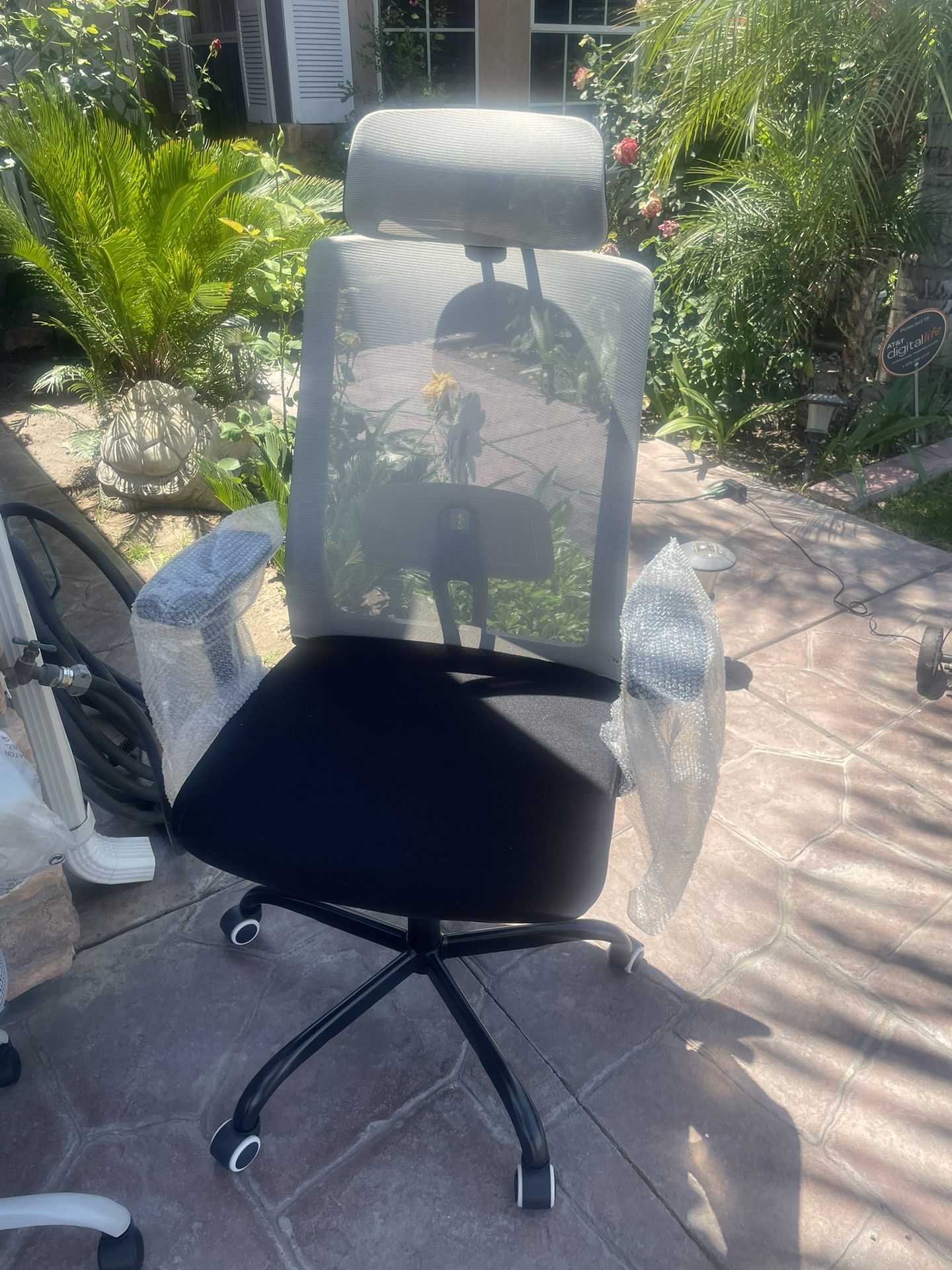 Black Wheeled Office Chair