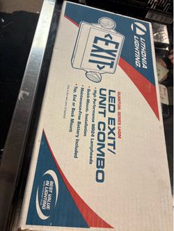 Led Exit /unit combo