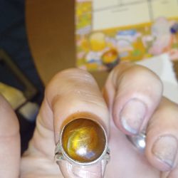 Fire Agate And Silver