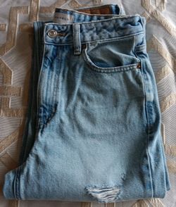 Womens High Waisted Ripped Jeans