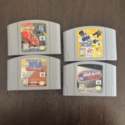 N64 Game Lot (4 Games) - Tested & Working