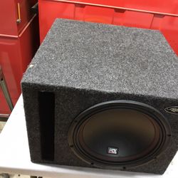 Excellent Condition! MTX 10” Subwoofer In Scorpion Ported Box!