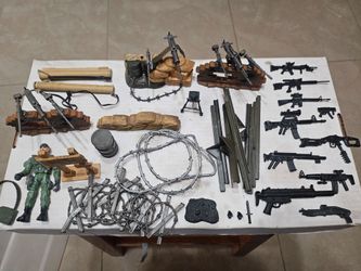 Vintage 1980's G. I. Joe Army Corp. Toys