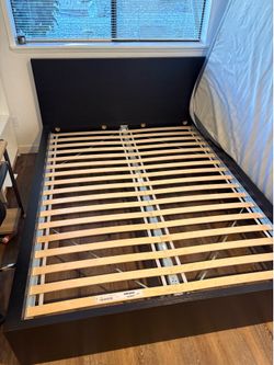 Queen Bed Frame (Mattress also available)