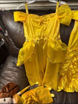 Yellow Princess Belle Costume Dress