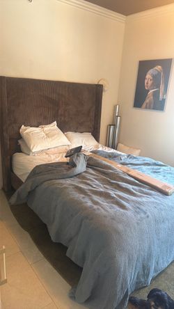 Queen Brown Bed Frame