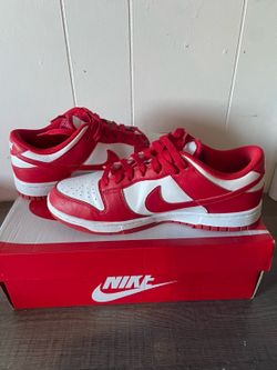 Nike Dunk Lows Red / White