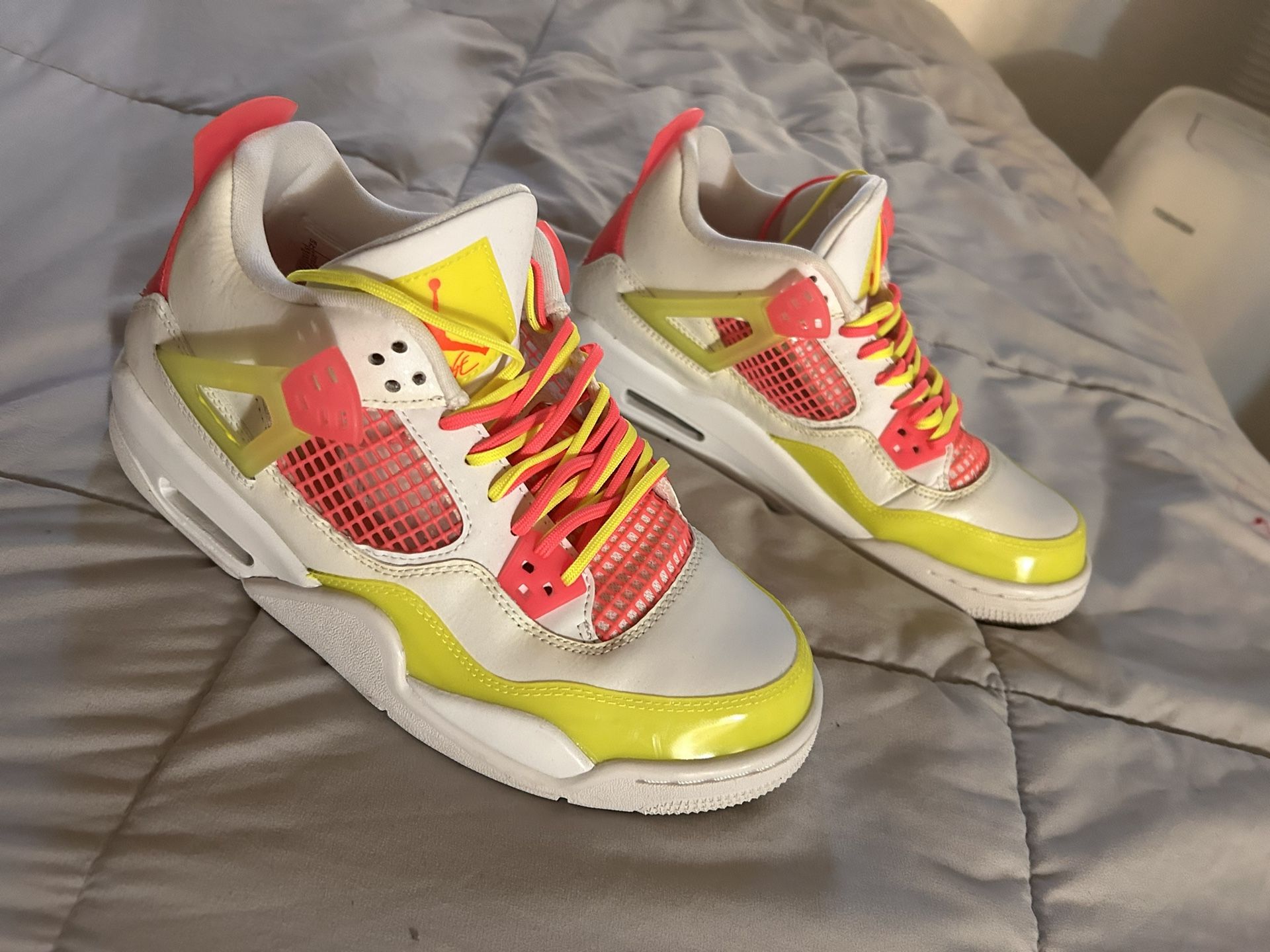 Air Jordan 4 Retro GS Lemon Venom