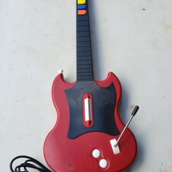 Red Octane Guitar For PS2