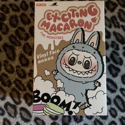 USA- NEW Authentic Labubu Monsters Exciting Macaron vinyl SINGE Blind Box