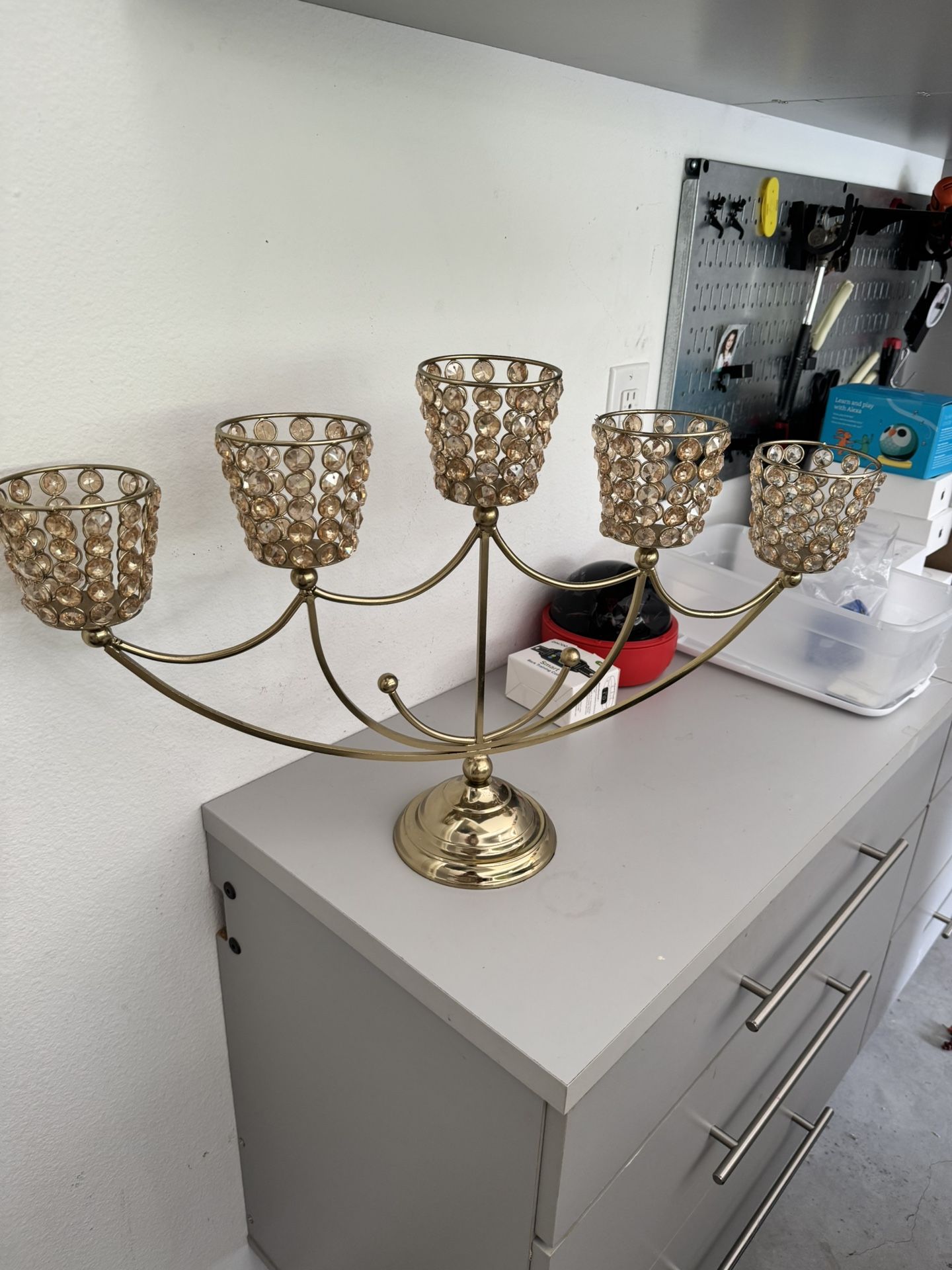 Gold Candle Holder