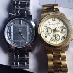 Watches For Sale/ Relojes A La Venta, $80. (Burberry & Michael Kors)