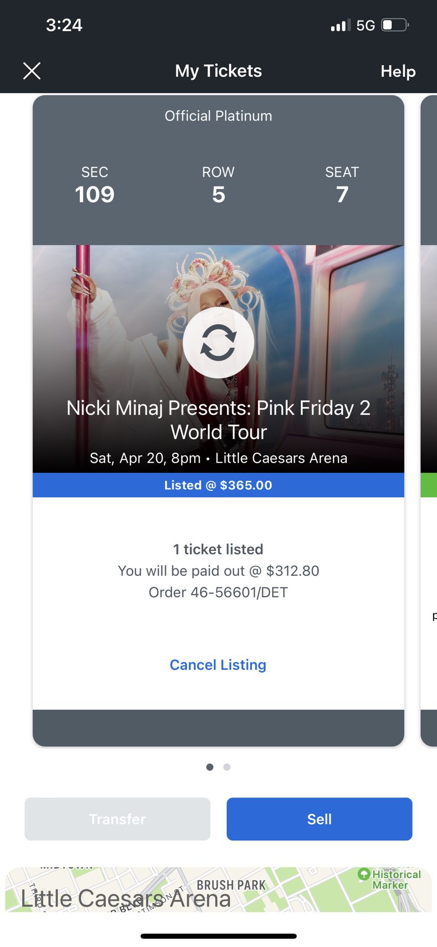 Nicki Minaj Pink Friday 2 Concert Ticket
