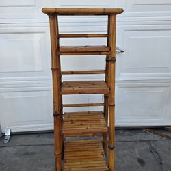 Vintage Bamboo Stand Shelve $90