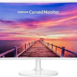 SAMSUNG 27" CF391 Curved FHD 1080P LED Monitor, White - 1800R Curvature, Full HD 1920 x 1080 Resolution, 16:9 Aspect Ratio, 4 ms Response Time, 30
