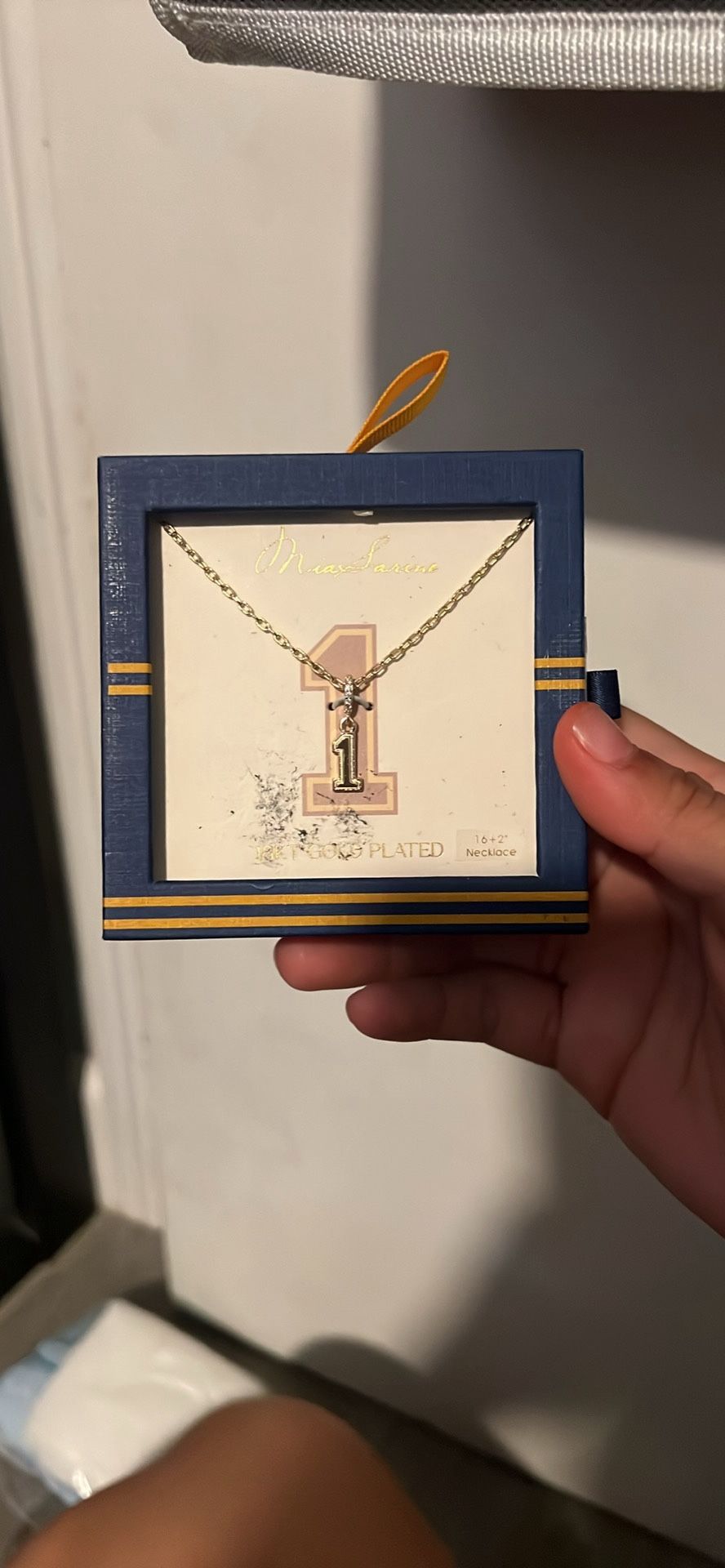 Gold Plated #1 Necklace