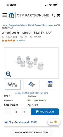 Moose Jeep Wheel Locks