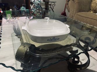 Corning Ware Blue Cornflower Casserole Dish with Lid